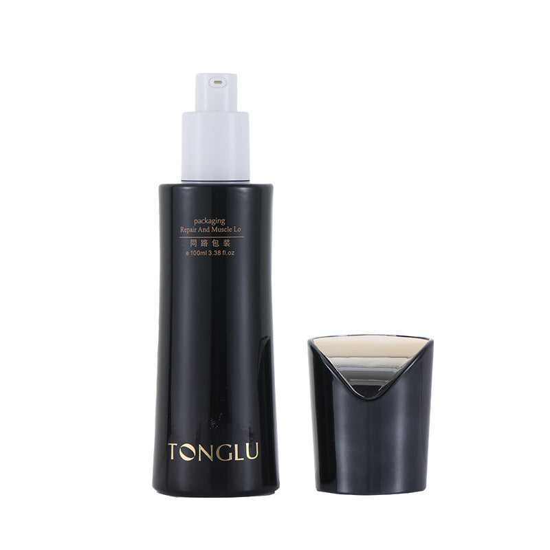 Ready-to-ship cosmetic glass spray bottle set, including 120ml lotion/serum glass bottles and 50g cream jars, direct from the manufacturer