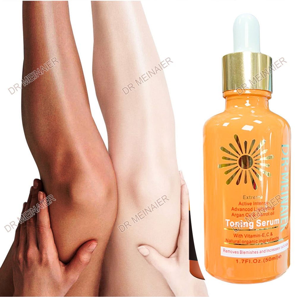argan oil carrot brightening skin serum - fades melanin, hand & foot serum, dark spot correcting essence