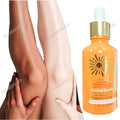 argan oil carrot brightening skin serum - fades melanin, hand & foot serum, dark spot correcting essence