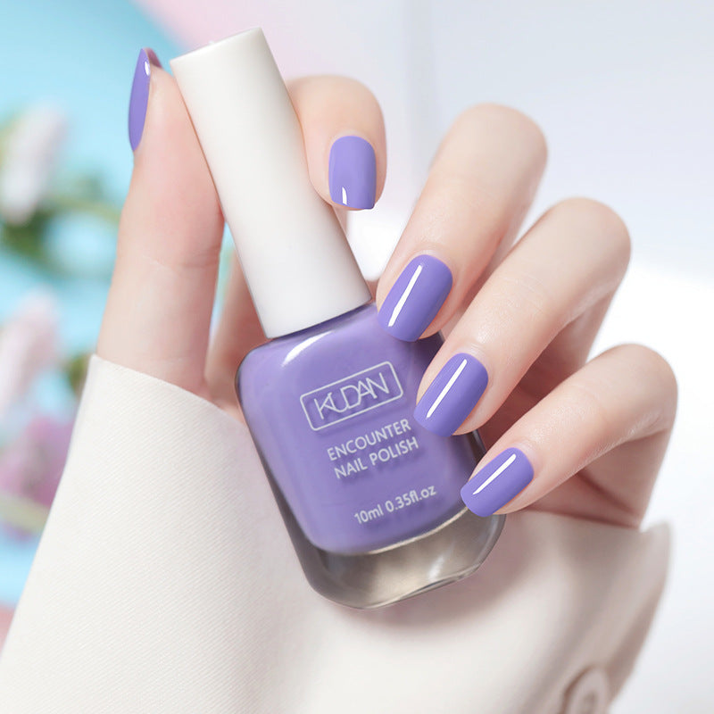 New white peelable water-based nail polish odor free, no baking, quick-drying, transparent top coat, student peelable nail polish