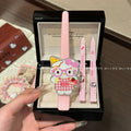 [9-piece set] cute apron glasses cartoon cat student duck clip girl hairpin sweet girl hairpin hair accessories