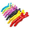 plastic alligator clip duckbill partition clip hair clip hair dyeing tool hairdressing supplies multi-color wholesale 5-pack