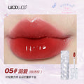Wodwod mirror light water-permeable color-locking lip glaze clear water-gloss mirror quick-drying film-forming not easy to stick to the cup gray pink lipstick