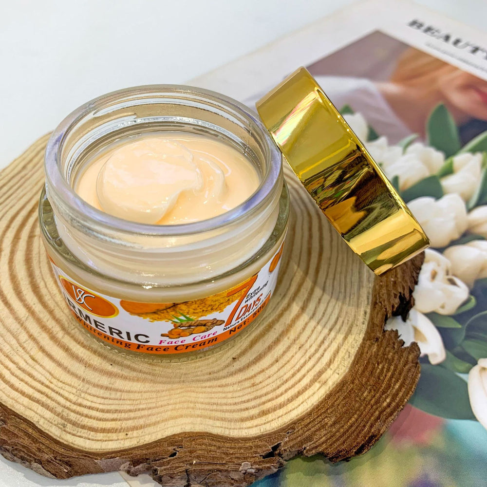 turmeric brightening cream 50g - soothing, oil-free moisturizer - hydrating and nourishing - wholesale for export