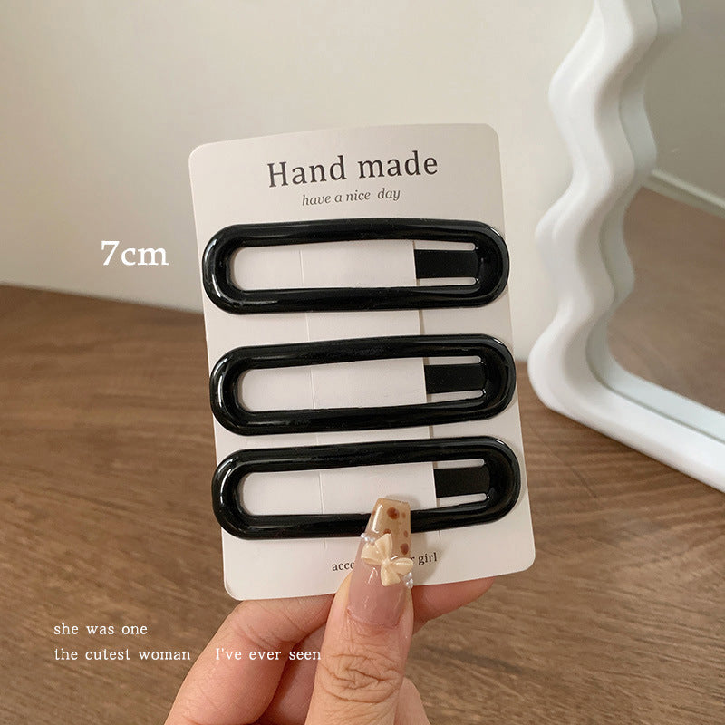 Glossy star hair clip for girls 2024new arrival side clip bangs clip broken hair storage clip casualbb clip hair accessories