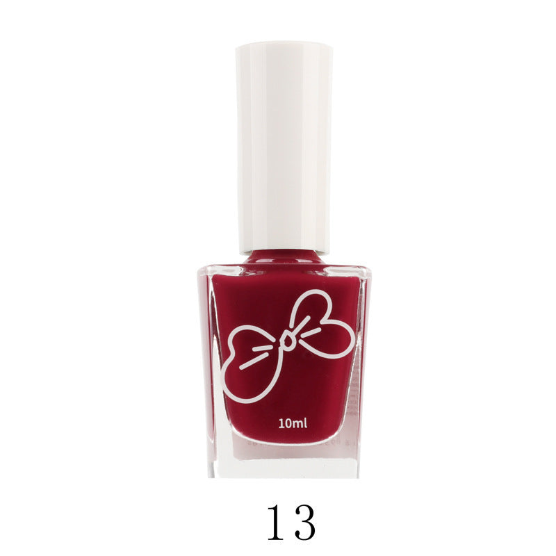 Fall and winter new color nail polish whitening oily non-peelable long-lasting nude black white nail polish wholesale