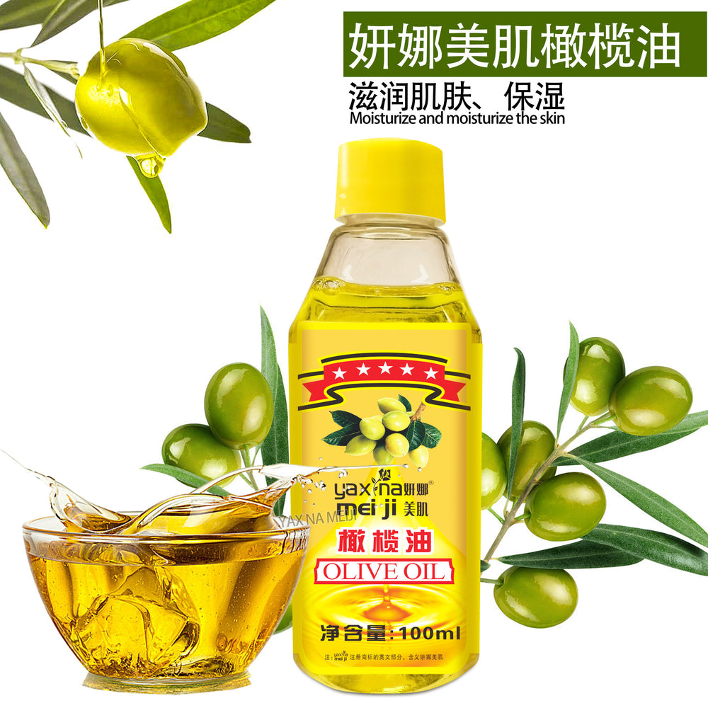 yan na beauty olive skin care massage oil maintenance moisturizing hair care facial body spa olive oil 100ml