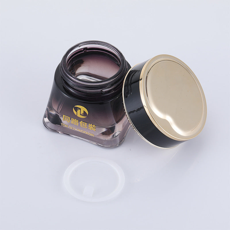 New cosmetic glass suit packaging material 120ml water emulsion dispensing glass bottle cream skin care product suit bottle
