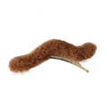 Stuffed hair clip for women's back of head, banana clip, french fur duckbill clip, one-word hairpin, headwear clip, fall and winter