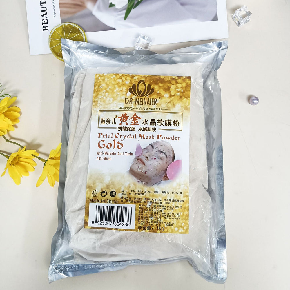 Wholesale crystal rose petal soft mask powder for beauty salons - hydrating, revitalizing, and skin-softening facial mask powder