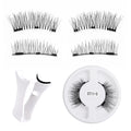 popular magnetic false eyelashes, glue-free, one-piece magnetic suction set, fox eyelashes, flatness magnetic