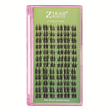 Qingdao natural false eyelashes, 10 rows segmented black band sunflower style, k-pop girl group stage makeup, glue-on false eyelashes