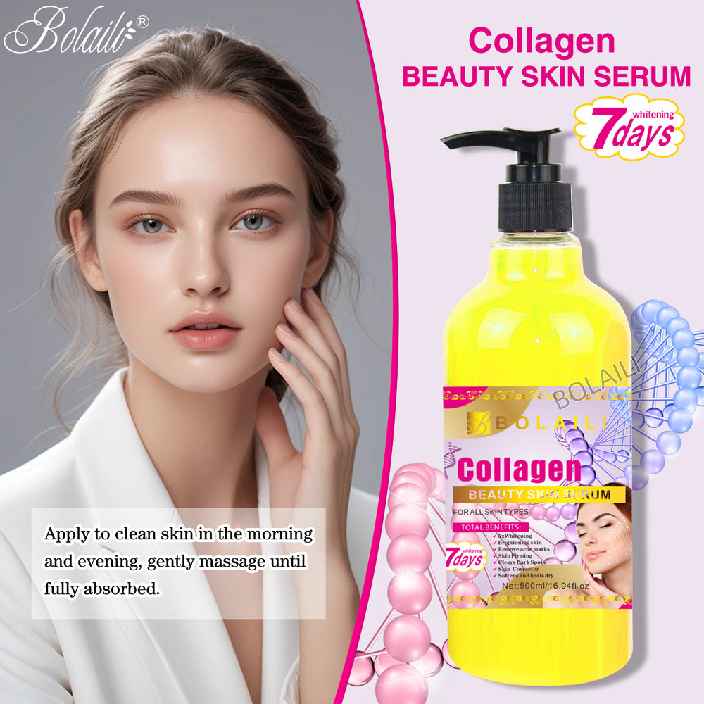 aha fruit acid solution anti-wrinkle repair arbutin essence brightening moisturizing brightening collagen serum