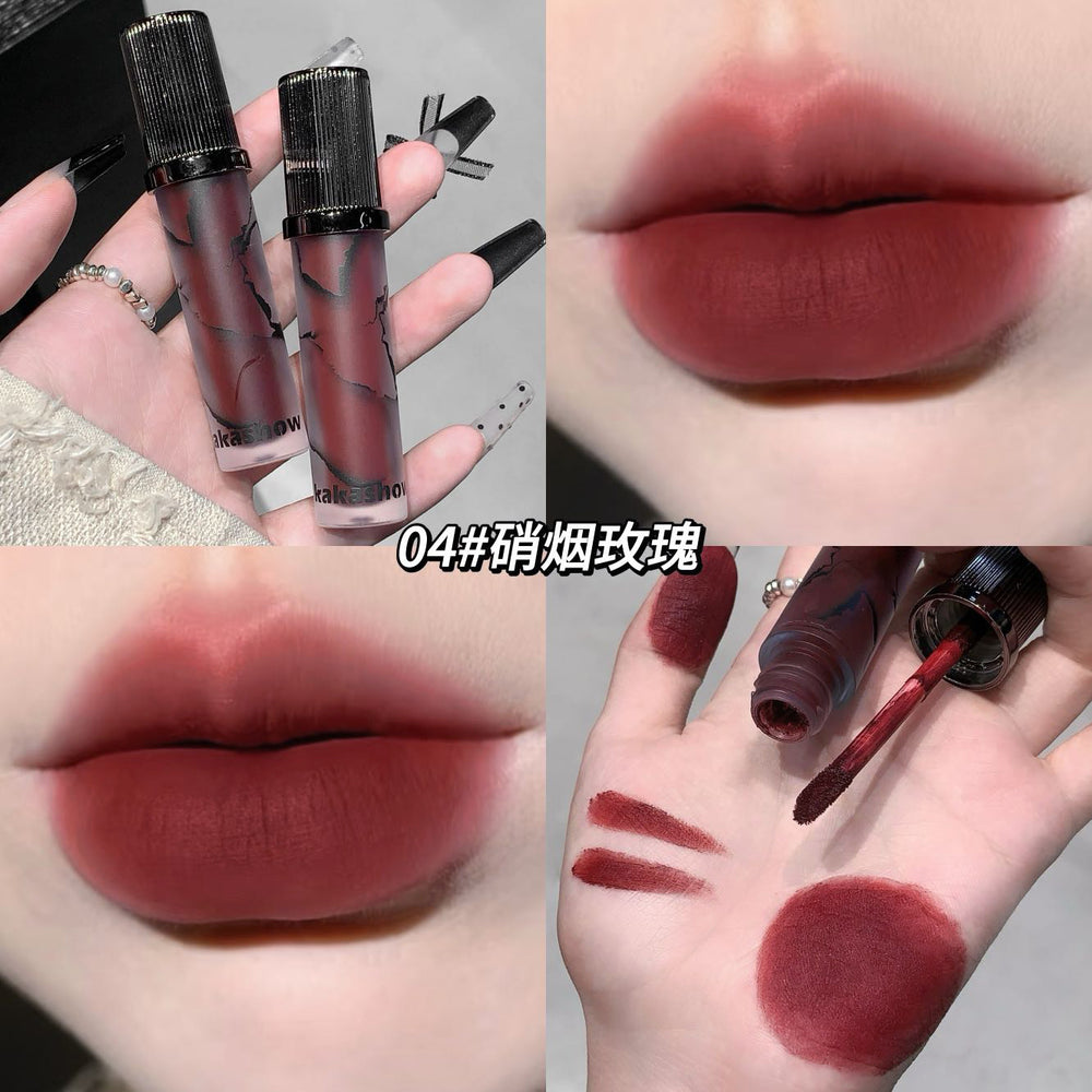 Kakashow youyan fantasy matte lip mud women's velvet matte matte not easy to fade non-stick cup no makeup whitening lip glaze