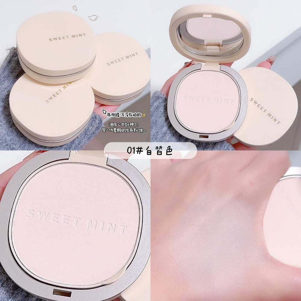 Makeup sweet mint powder makeup setting makeup concealer long-lasting waterproof not easy to remove makeup student party affordable powder bottom