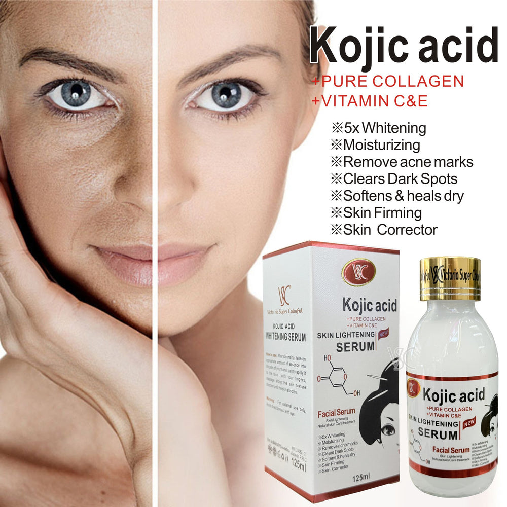 vsc 7-day arbutin brightening serum - repairing, kojic acid brightening, moisturizing, fruit amide stock solution 125ml
