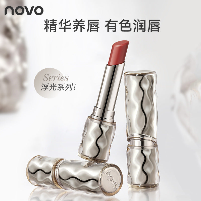 Novo floating light series honey moisturizing essence lipstick mirror moisturizing not easy to stick cup pure desire fake no makeup whitening lipstick