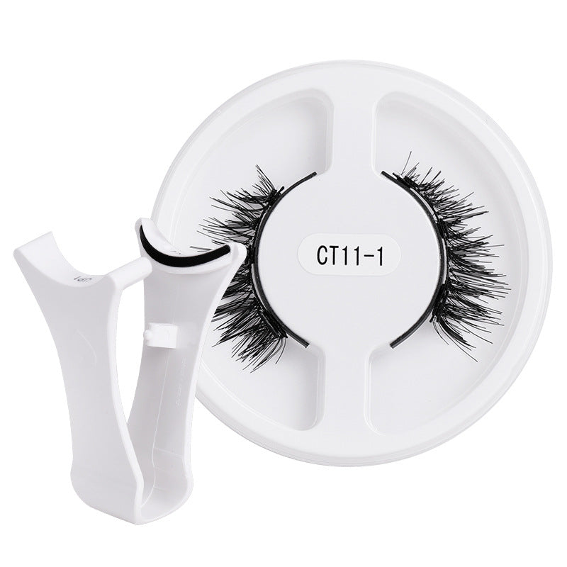 popular magnetic false eyelashes, glue-free, one-piece magnetic suction set, fox eyelashes, flatness magnetic