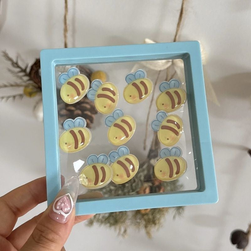 Busy bee hair clip - cute cartoon sweet girl bangs kids headwear side ponytail student hair clip