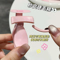 Xixi frameless wide-angle partial eyelash curler set - natural curl, long-lasting hold, sunflower eyelash applicator