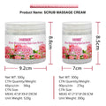 Rose milk cleansing exfoliating coffee scrub for chicken skin, dead skin removal, full body scrub - cross-border exclusive