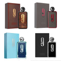 High-quality metal cap afnan 9am white - unisex perfume, arabian style, dubai bestseller