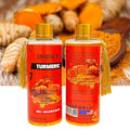 organic turmeric & vitamin c massage oil 300ml - facial & body spa moisturizing massage oil - wholesale for export