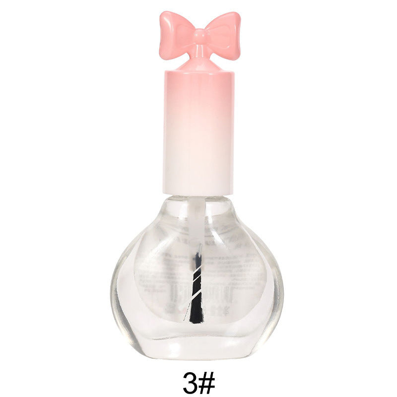 Nail polish, no baking, quick drying, non-tearable, nude color, sequined bottom oil, wine red cherry oily nail polish, wholesale