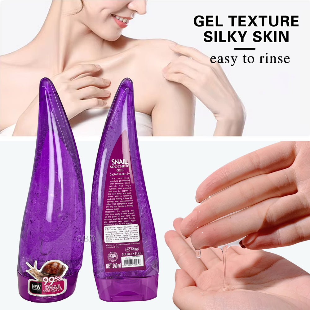 exclusive snail cleansing gel 260ml gel cooling and refreshing cleansing export wholesale