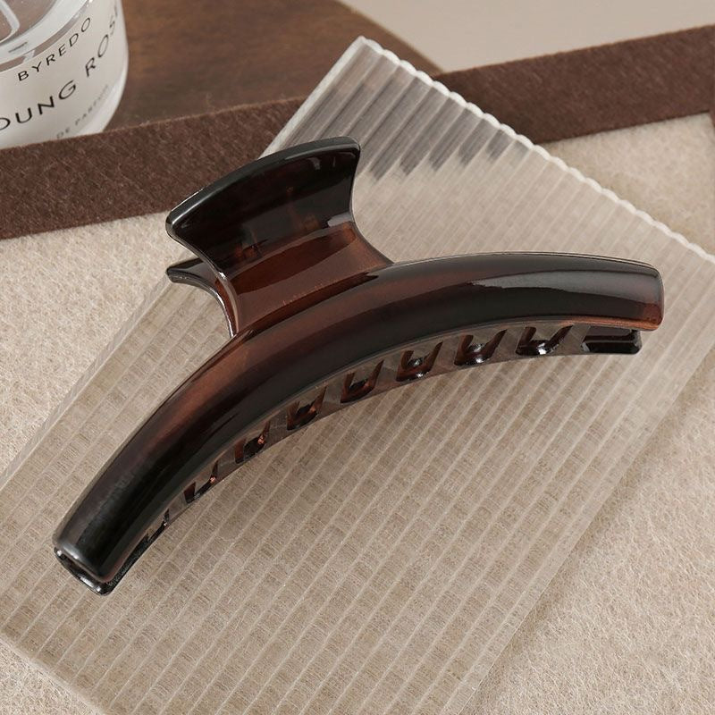 2024 new arrivalclassy plastic gripper imitation acetic acid black hair gripper large plate hair clip shark clip hair accessories for women