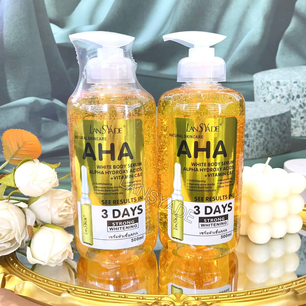 aha original liquid ampoule essence serum fruit acid moisturizing repair brightening skin removal 500ml wholesale