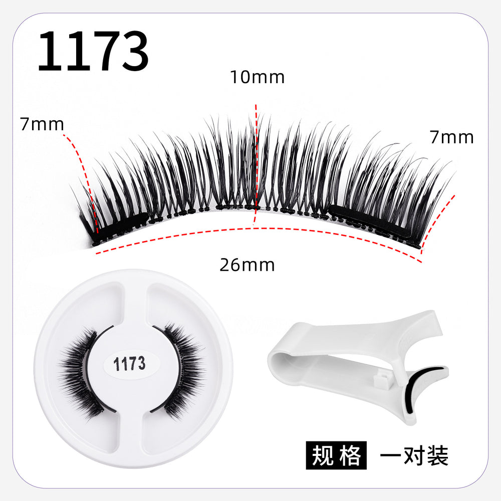 magnetic false eyelashes european and american magnetic eyelash set magneticeyelash qingdao factory smoky makeup