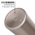 High-end 500ml wash & care travel bottles - flat shoulder pet plastic empty bottles with pump for lotion, shampoo, and body wash