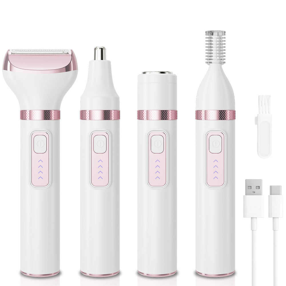 best-selling women's electric shaver, five-head hair trimmer, body hair remover, intimate area and full body hair removal device