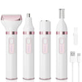 electric underarm and private area shaver for men and women, 3-in-1 multi-functional hair removal device, eyebrow trimmer, and shaver