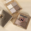 Biya four-color contouring palette, contouring powder, highlight shadow, matte silhouette, nose shadow, contouring and highlight all-in-one palette