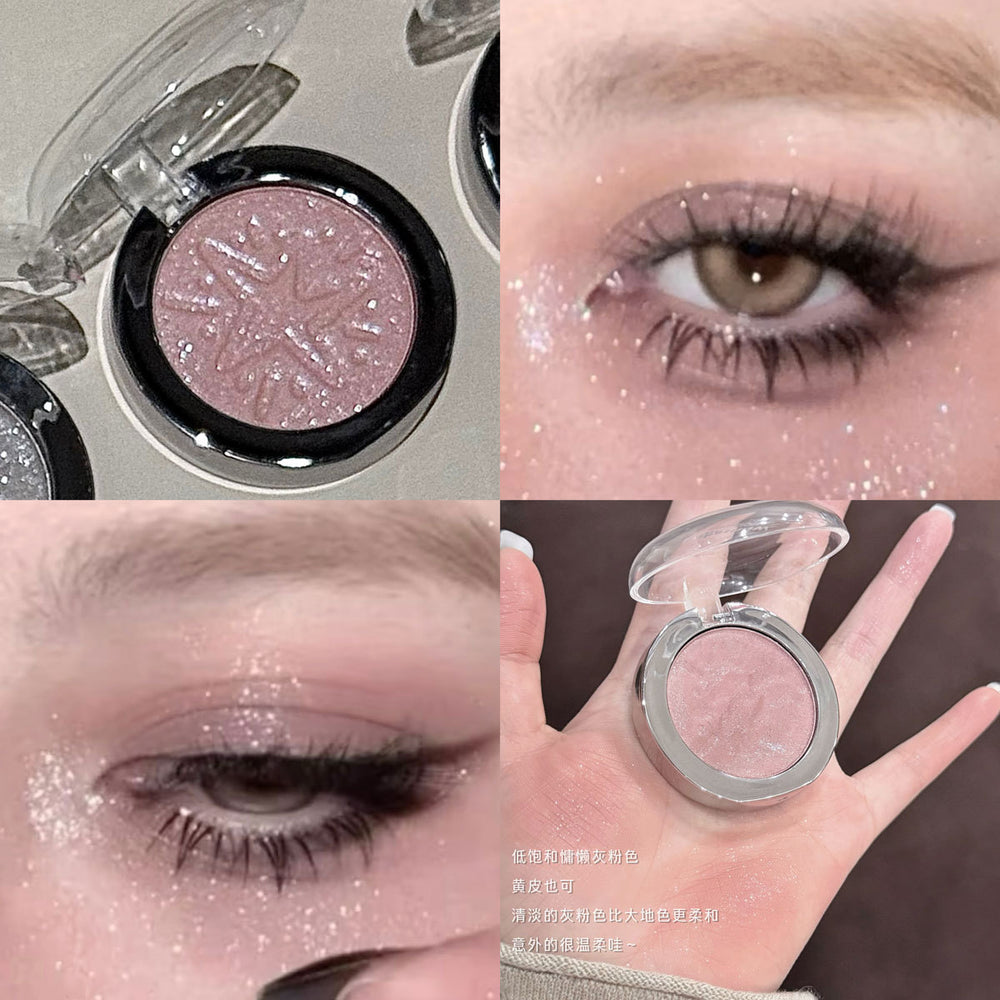 Kakashow diamond multi-purpose powder pearlescent fine sparkling mashed potato highlighting sparkling champagne gold single color eyeshadow