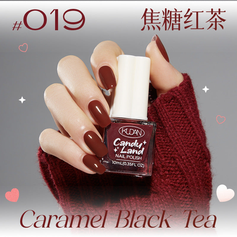 Kudan nail polish no bake quick drying peelable light fragrance 10ml water-based nail polish new cross-border best selling 36 colors