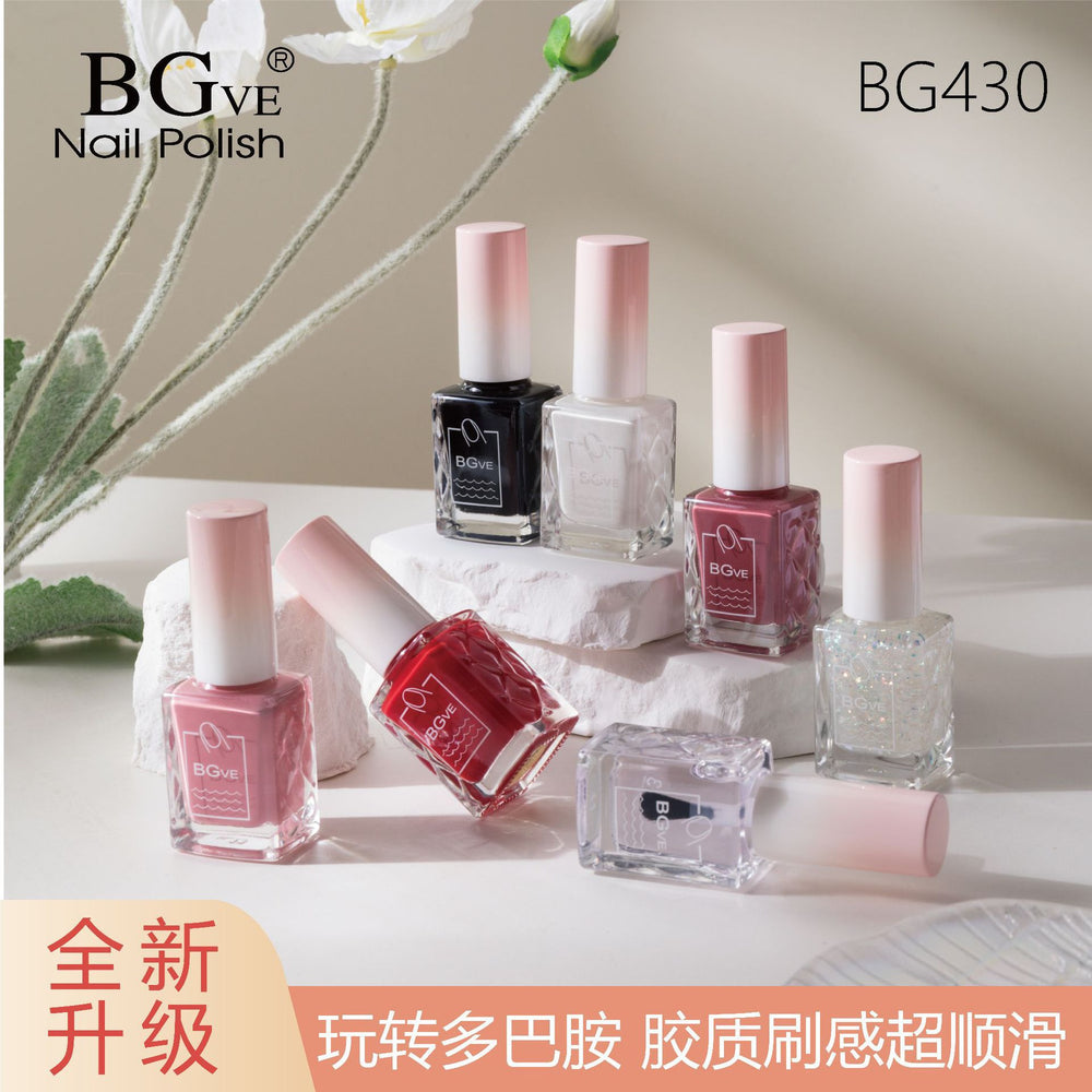 Nail polish no bake long lasting quick drying peelable odor free peelable full set nutritional nail polish multi color manicure nail polish
