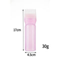 Factory direct supply toothed hair dye bottle dry cleaning shampoo bottle dye cream coloring scale baking oil bottle perm dyeing tools in stock
