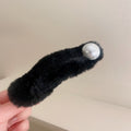 Plush duckbill pearl black-13cm