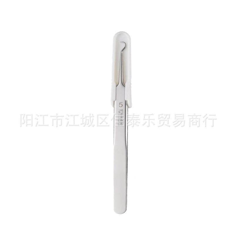 Factory direct: premium #5 ultra-sharp blackhead tweezers - professional grade acne extractor set for salons