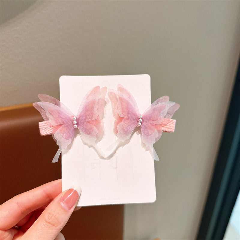 New butterfly hair clips - cute hair accessories for girls and babies - hairpins for little girls - bangs and side hair clips