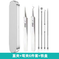 Type a 4-pin + no. 5 straight clip + no. 5 curved clip + iron box