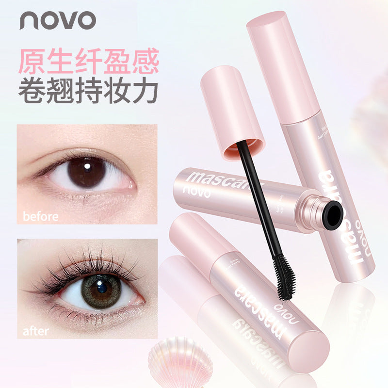 Novo featherlight volumizing mascara - women's 3d curling, thickening, lengthening, long-lasting, waterproof, sweat-proof, smudge-resistant