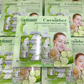 cucumber beauty salon skincare set - 5-piece massage skincare kit - wholesale for export