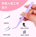 stainless steel is not easy to damage fake eyelashes tweezers diy grafting eyelashes tweezers lightweight segmented tweezers with slanted mouth