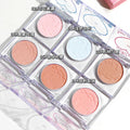 Makeup xixi tea peach heart single color blush expansion and contraction color matte nature to enhance complexion contouring blush palette