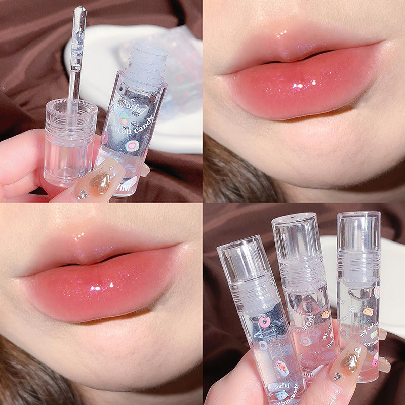 Kapavini marshmallow lip oil: hydrating, moisturizing, anti-chapping, mirror-shine, transparent glass lips