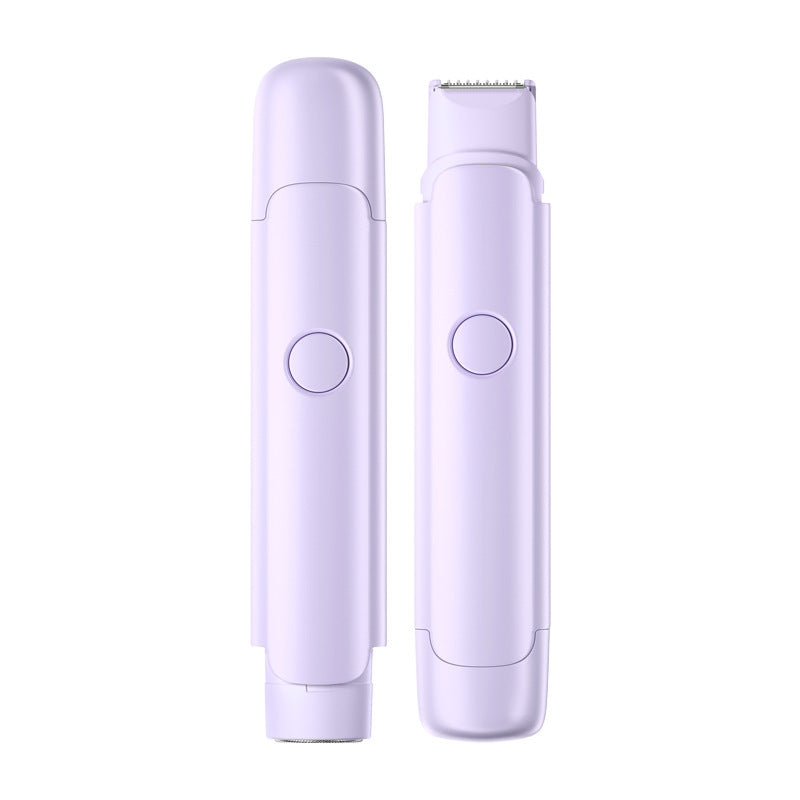 new women's electric double-headed epilator for intimate, underarm, and leg hair removal - body hair shaver